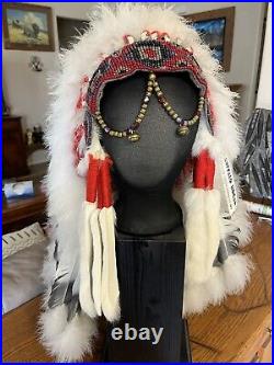 Vintage native american indian headdress