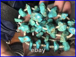 Vintage native american turquoise necklace