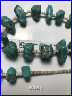 Vintage native american turquoise necklace
