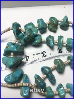 Vintage native american turquoise necklace