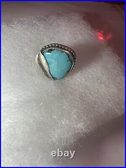 Vintage native american turquoise ring Size 11 Vintage native american turquoise ring Size 11