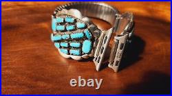 Vintage sterling silver Turquoise Navajo Native American apple watch band