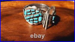 Vintage sterling silver Turquoise Navajo Native American apple watch band