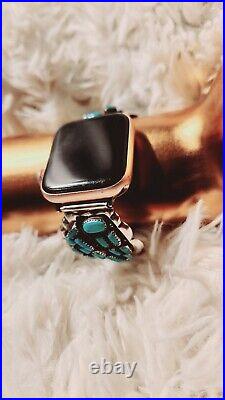 Vintage sterling silver Turquoise Navajo Native American apple watch band