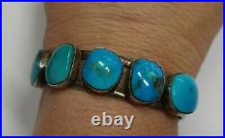 Vintage turquoise cuff bracelet