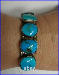 Vintage turquoise cuff bracelet