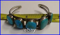 Vintage turquoise cuff bracelet