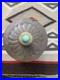 Vtg Southwest Native American Copper Box Container Turquoise Navajo Hopi