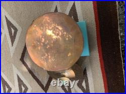 Vtg Southwest Native American Copper Box Container Turquoise Navajo Hopi