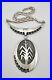Vtg Thomas Tommy Singer Navajo Sterling Silver Corn Stalk Dangle Necklace