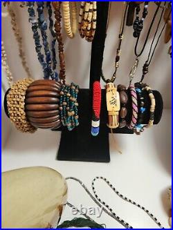 Women's Navajo Native American Jewelry Lot Necklaces Bracelets Earrings VTG
