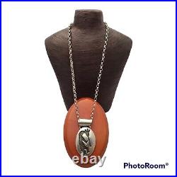 Zuni Gilbert Nelson Vintage Native American Kokopelli necklace Pendant